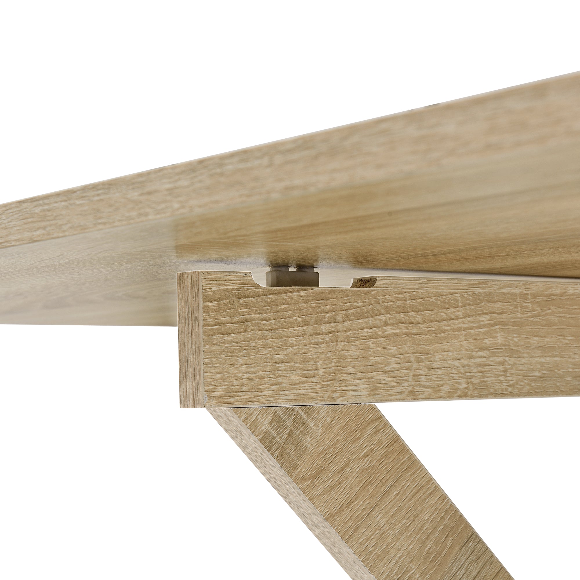 Tavolo da Muro con Piano Ribaltabile 100x60 cm Rovere Sonoma [en.casa]