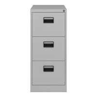Cassettiera Rääkkylä in Acciaio con 3 Cassetti 103 x 45 x 62 cm - Grigio [en.casa]