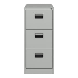 Cassettiera Rääkkylä in Acciaio con 3 Cassetti 103 x 45 x 62 cm - Grigio [en.casa]