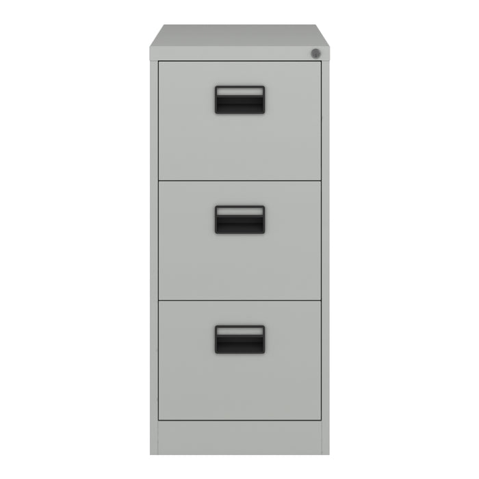 Cassettiera Rääkkylä in Acciaio con 3 Cassetti 103 x 45 x 62 cm - Grigio [en.casa]
