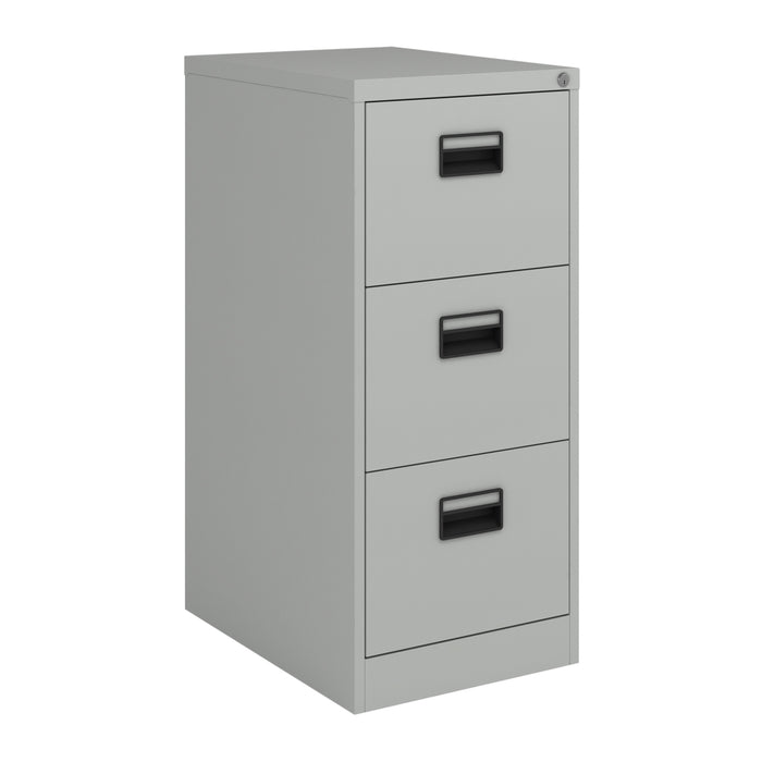 Cassettiera Rääkkylä in Acciaio con 3 Cassetti 103 x 45 x 62 cm - Grigio [en.casa]
