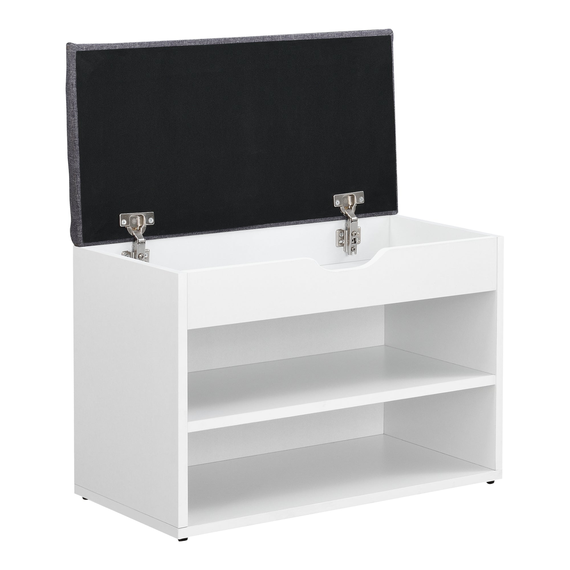 Panchina Portascarpe con Seduta Apribile (AxLaxP) 46 x 60 x 30 cm Panca da Ingresso/Corridoio Mobiletto con Seduta