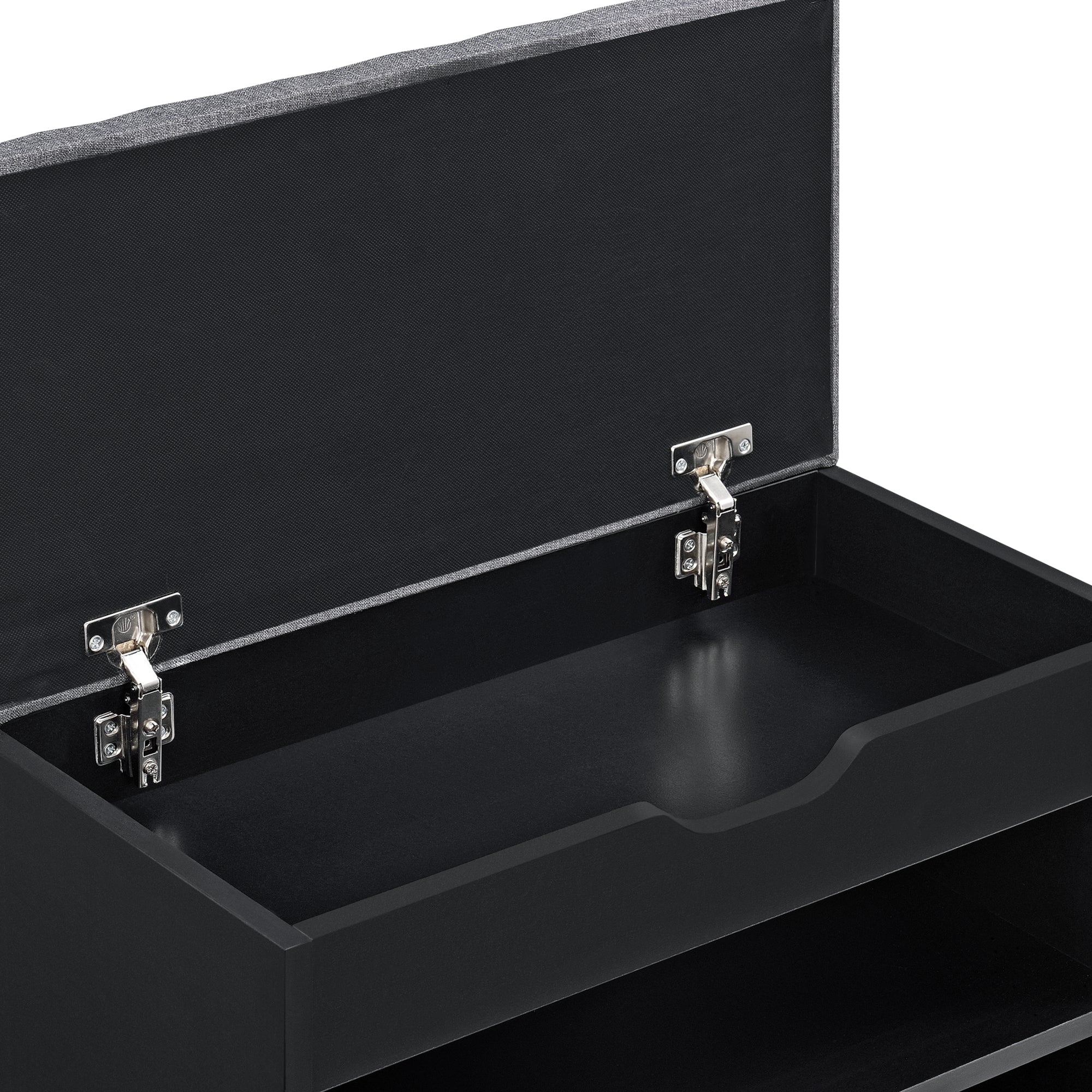 Panchina Portascarpe con Seduta Apribile (AxLaxP) 46 x 60 x 30 cm Panca da Ingresso/Corridoio Mobiletto con Seduta