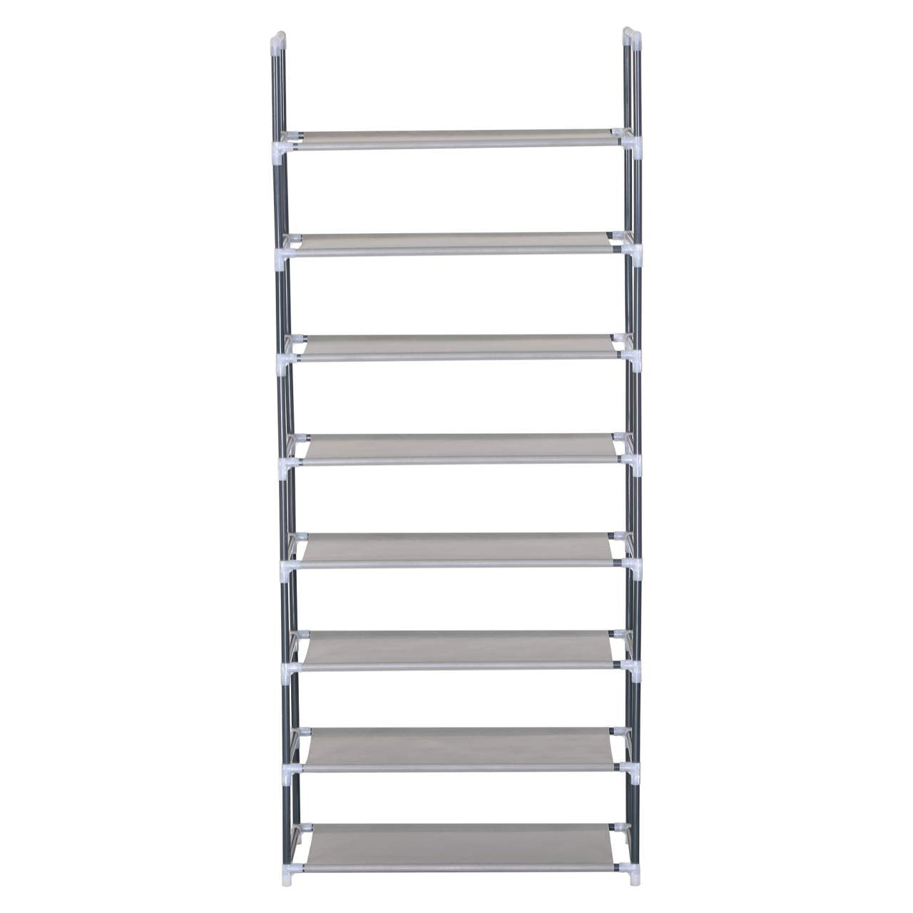 Scarpiere scarpiera 8 livelli per 24 paia di scarpe 60x29x140 cm grigio 19_0000419