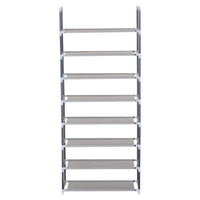 Scarpiere scarpiera 8 livelli per 24 paia di scarpe 60x29x140 cm grigio 19_0000419