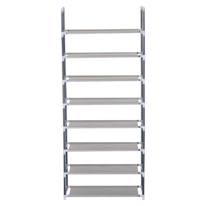 Scarpiere scarpiera 8 livelli per 24 paia di scarpe 60x29x140 cm grigio 19_0000419