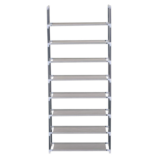 Scarpiere scarpiera 8 livelli per 24 paia di scarpe 60x29x140 cm grigio 19_0000419