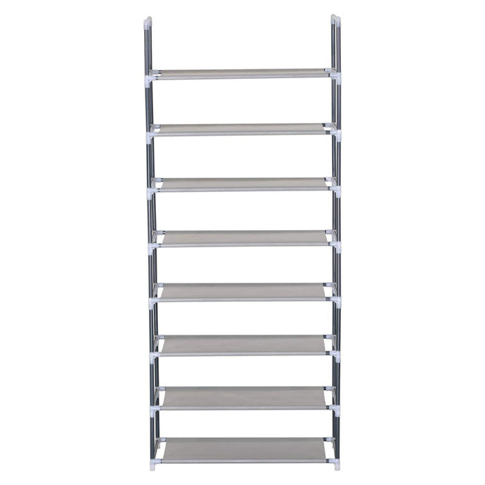 Scarpiere scarpiera 8 livelli per 24 paia di scarpe 60x29x140 cm grigio 19_0000419