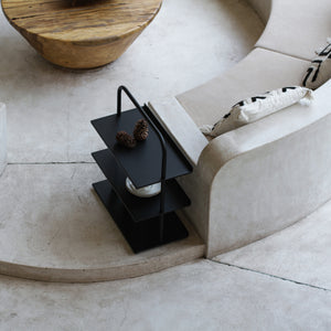 Scaffale Portascarpe Poytya Scarpiera a 3 Livelli 73 x 60 x 32 cm - Nero [en.casa]