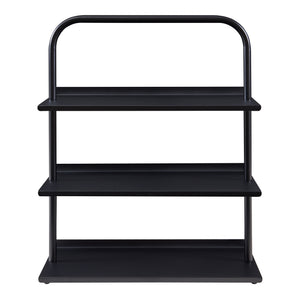 Scaffale Portascarpe Poytya Scarpiera a 3 Livelli 73 x 60 x 32 cm - Nero [en.casa]