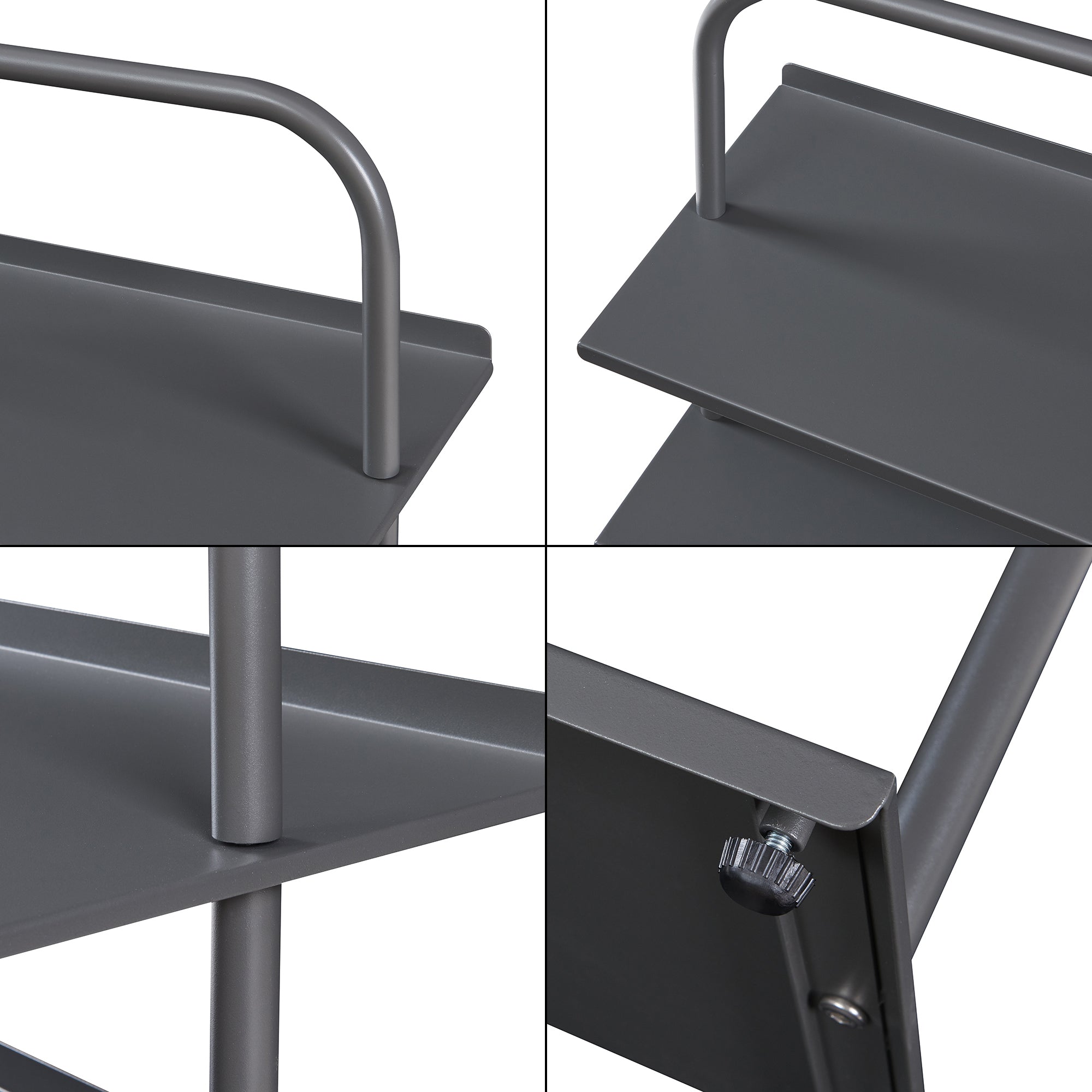 Scaffale Portascarpe Poytya Scarpiera a 3 Livelli 73 x 60 x 32 cm - Antracite [en.casa]