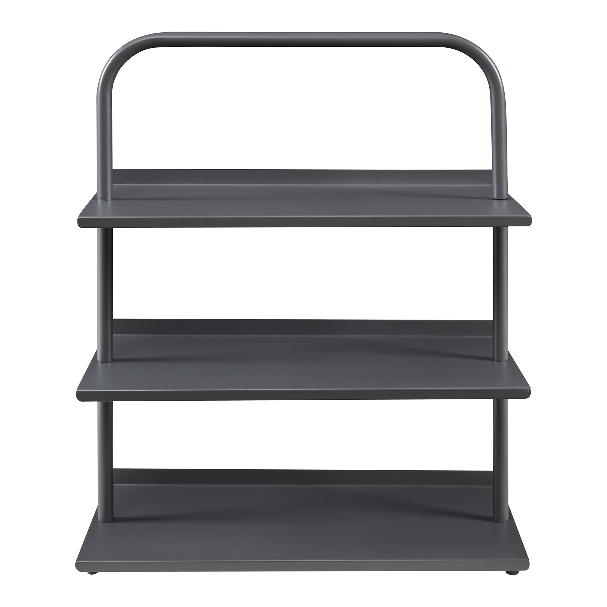 Scaffale Portascarpe Poytya Scarpiera a 3 Livelli 73 x 60 x 32 cm - Antracite [en.casa]