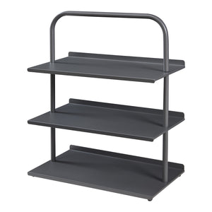 Scaffale Portascarpe Poytya Scarpiera a 3 Livelli 73 x 60 x 32 cm - Antracite [en.casa]