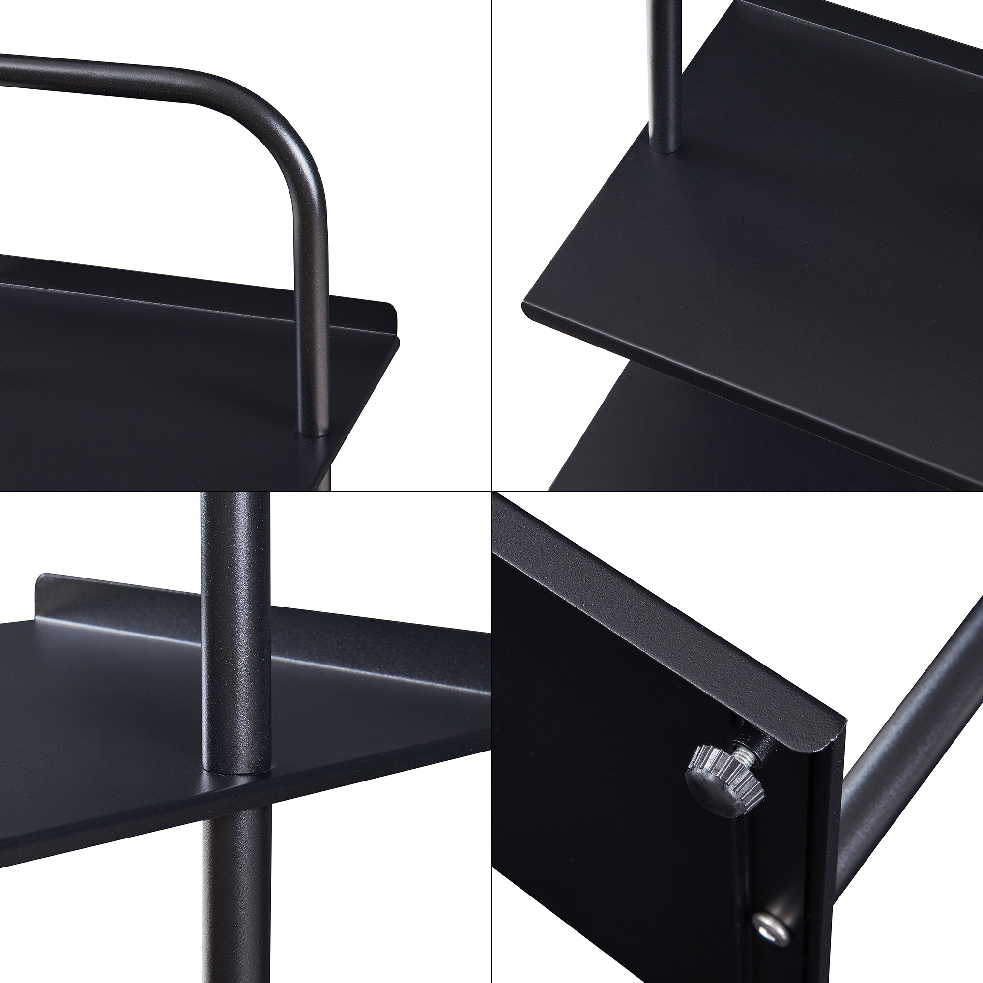 Scaffale Portascarpe Poytya Scarpiera a 4 Livelli 96 x 34 x 32 cm - Nero [en.casa]