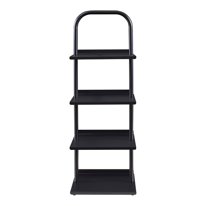 Scaffale Portascarpe Poytya Scarpiera a 4 Livelli 96 x 34 x 32 cm - Nero [en.casa]