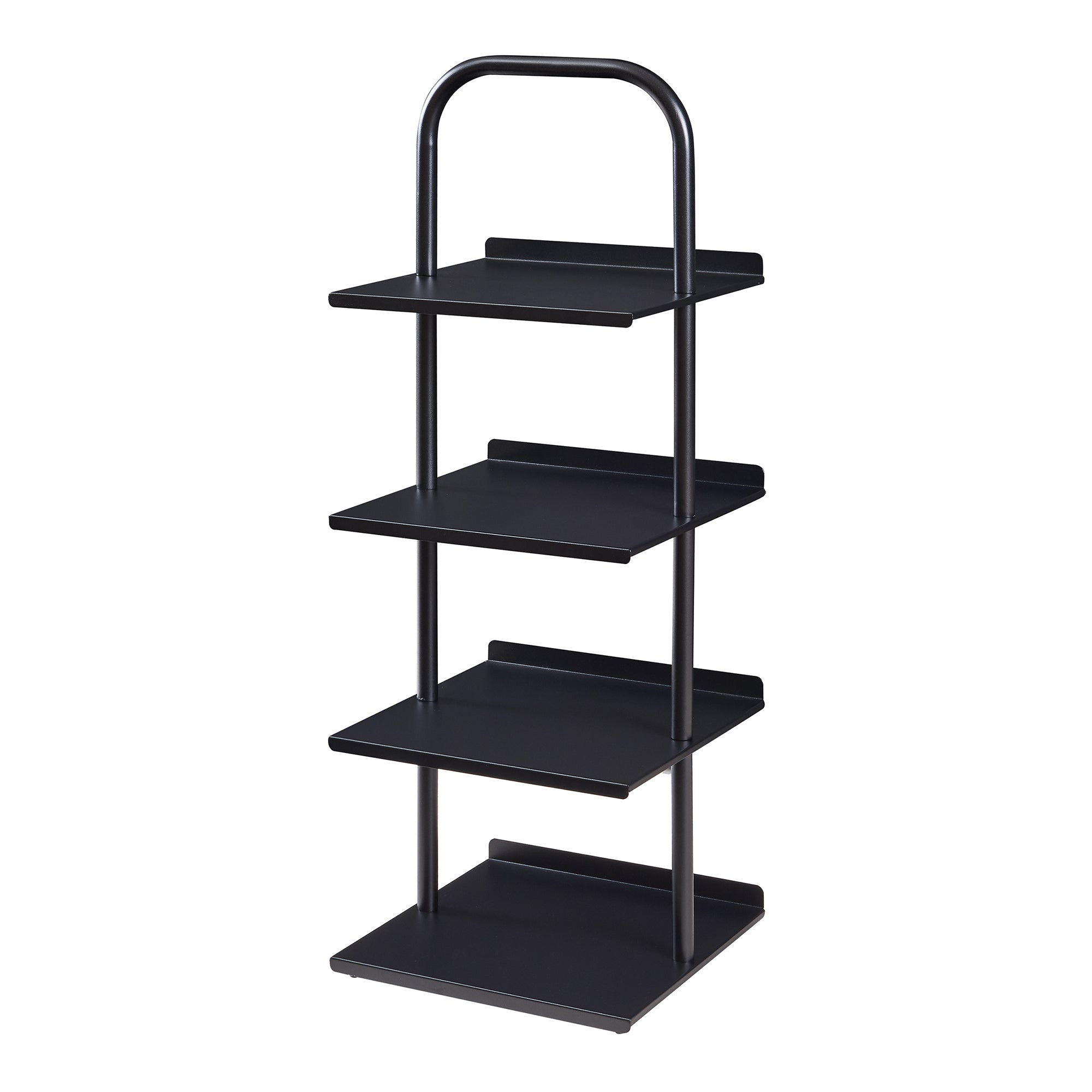 Scaffale Portascarpe Poytya Scarpiera a 4 Livelli 96 x 34 x 32 cm - Nero [en.casa]