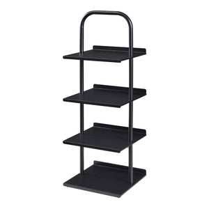 Scaffale Portascarpe Poytya Scarpiera a 4 Livelli 96 x 34 x 32 cm - Nero [en.casa]