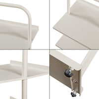 Scaffale Portascarpe Poytya Scarpiera a 4 Livelli 96 x 34 x 32 cm - Color Champagne [en.casa]