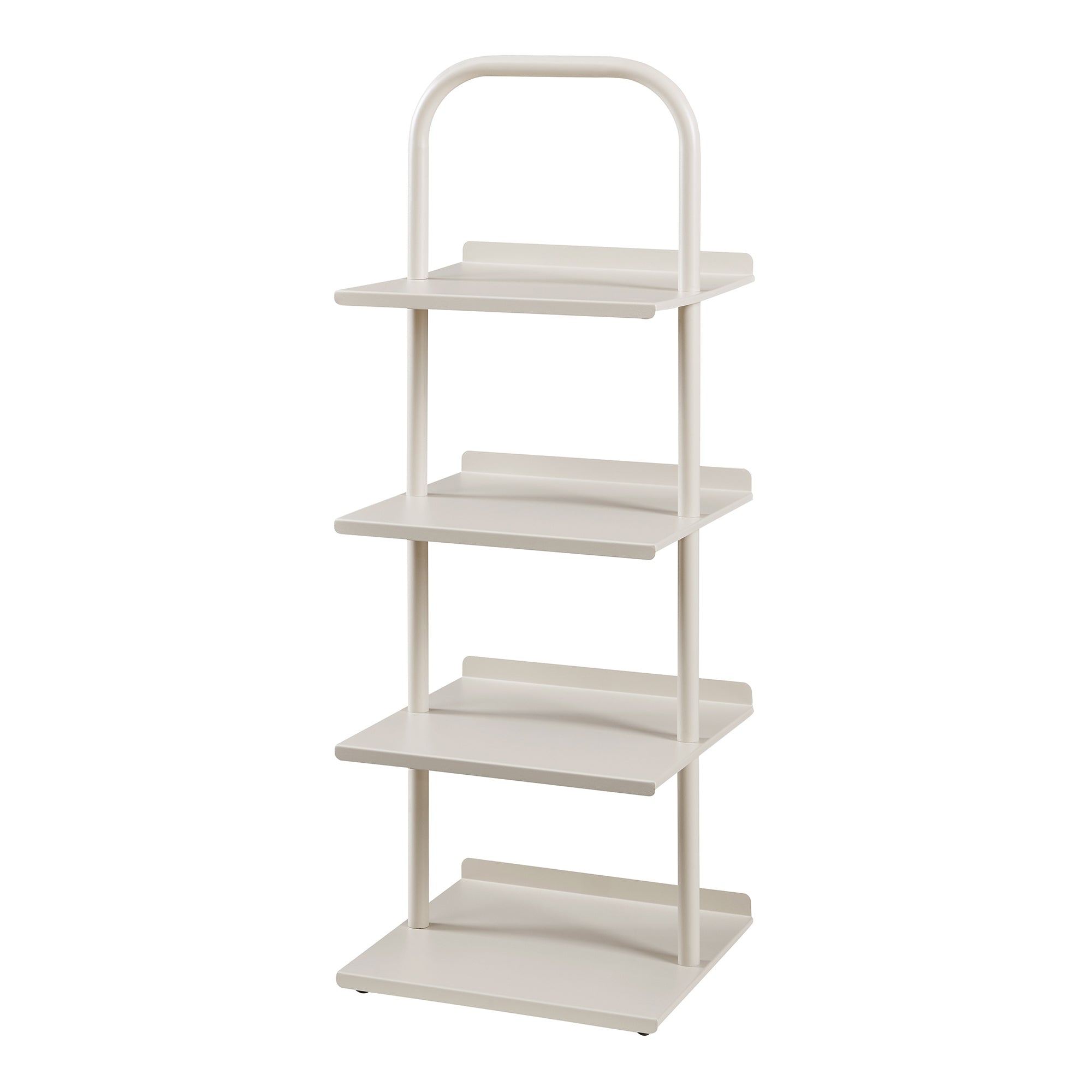 Scaffale Portascarpe Poytya Scarpiera a 4 Livelli 96 x 34 x 32 cm - Color Champagne [en.casa]