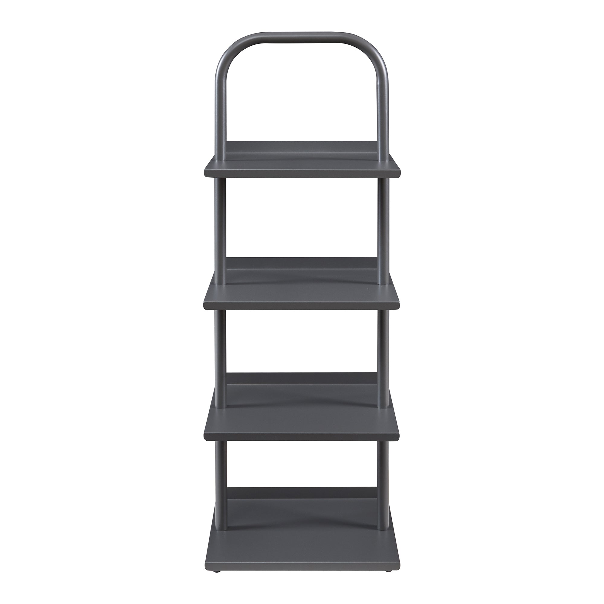 Scaffale Portascarpe Poytya Scarpiera a 4 Livelli 96 x 34 x 32 cm - Antracite [en.casa]