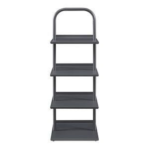 Scaffale Portascarpe Poytya Scarpiera a 4 Livelli 96 x 34 x 32 cm - Antracite [en.casa]