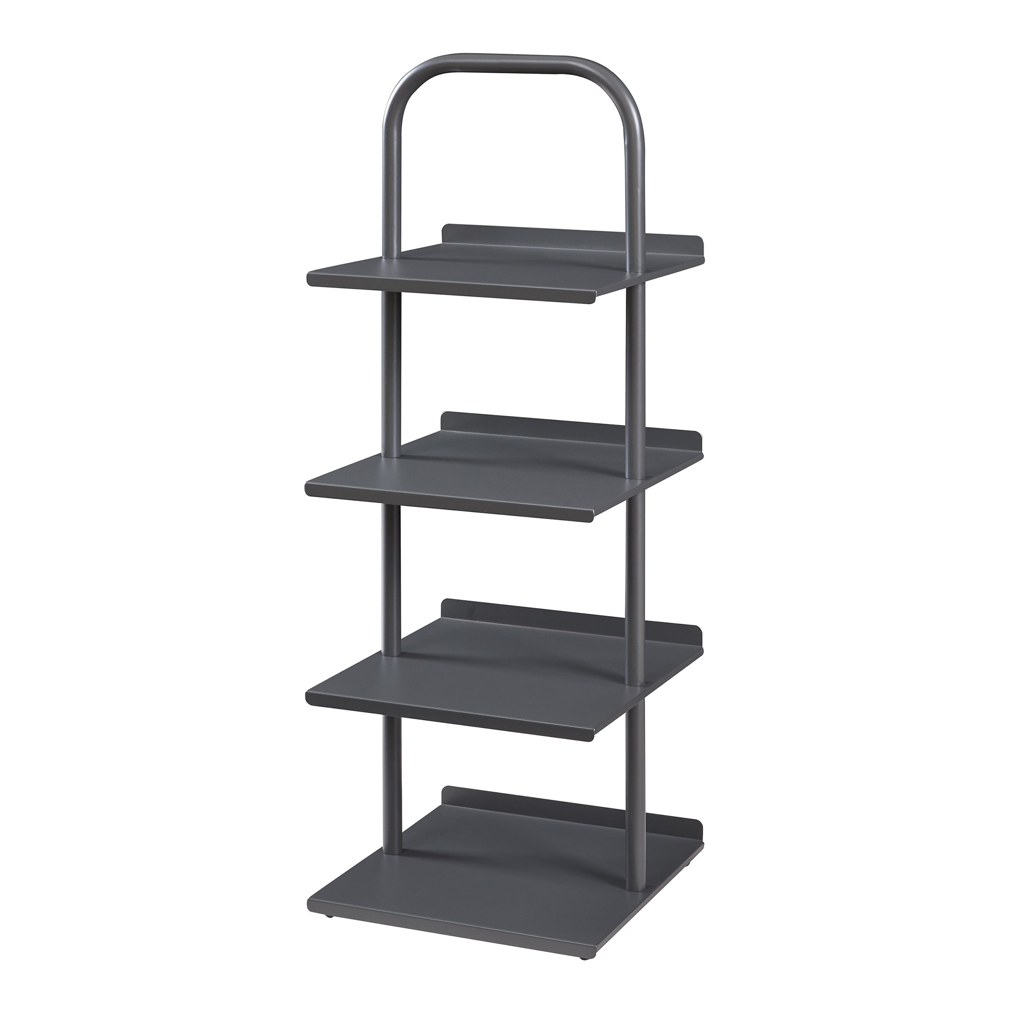 Scaffale Portascarpe Poytya Scarpiera a 4 Livelli 96 x 34 x 32 cm - Antracite [en.casa]