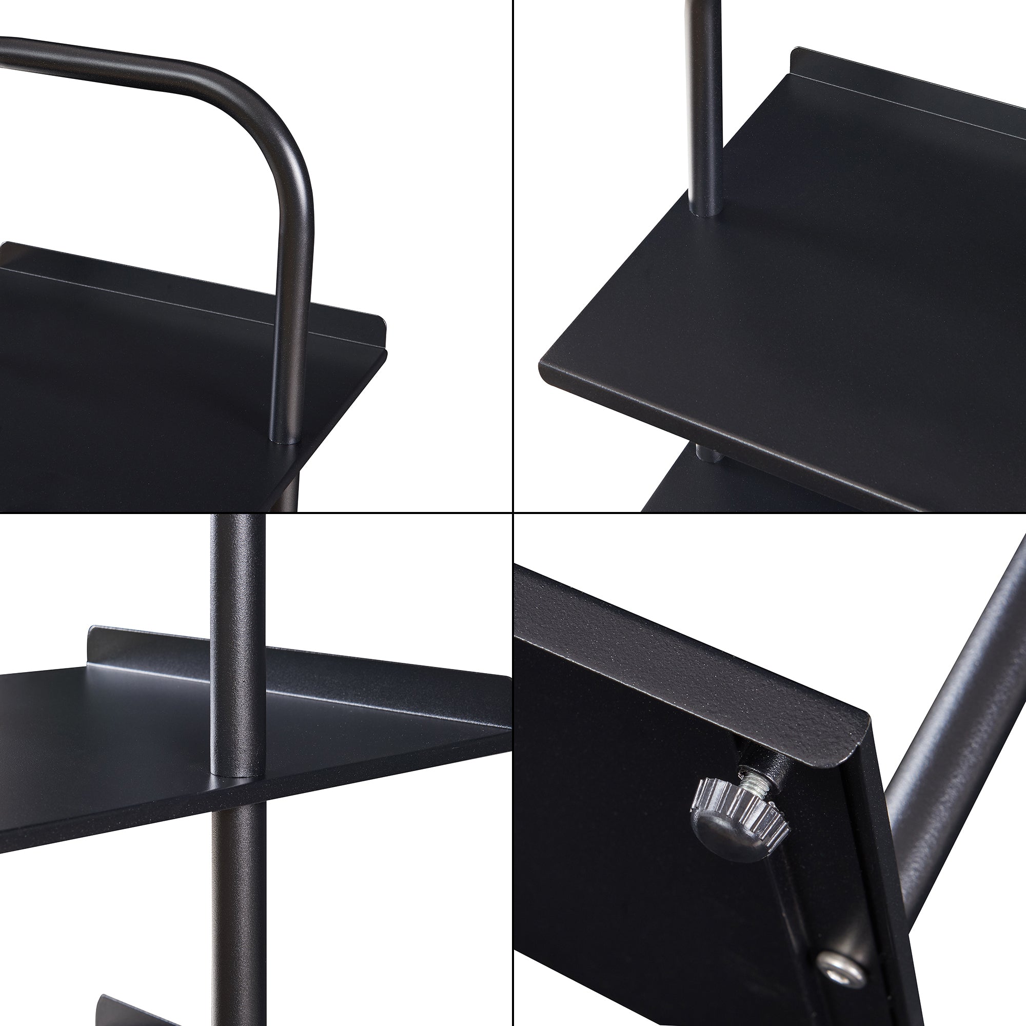 Scaffale Portascarpe Poytya Scarpiera a 5 Livelli 119 x 34 x 32 cm - Nero [en.casa]