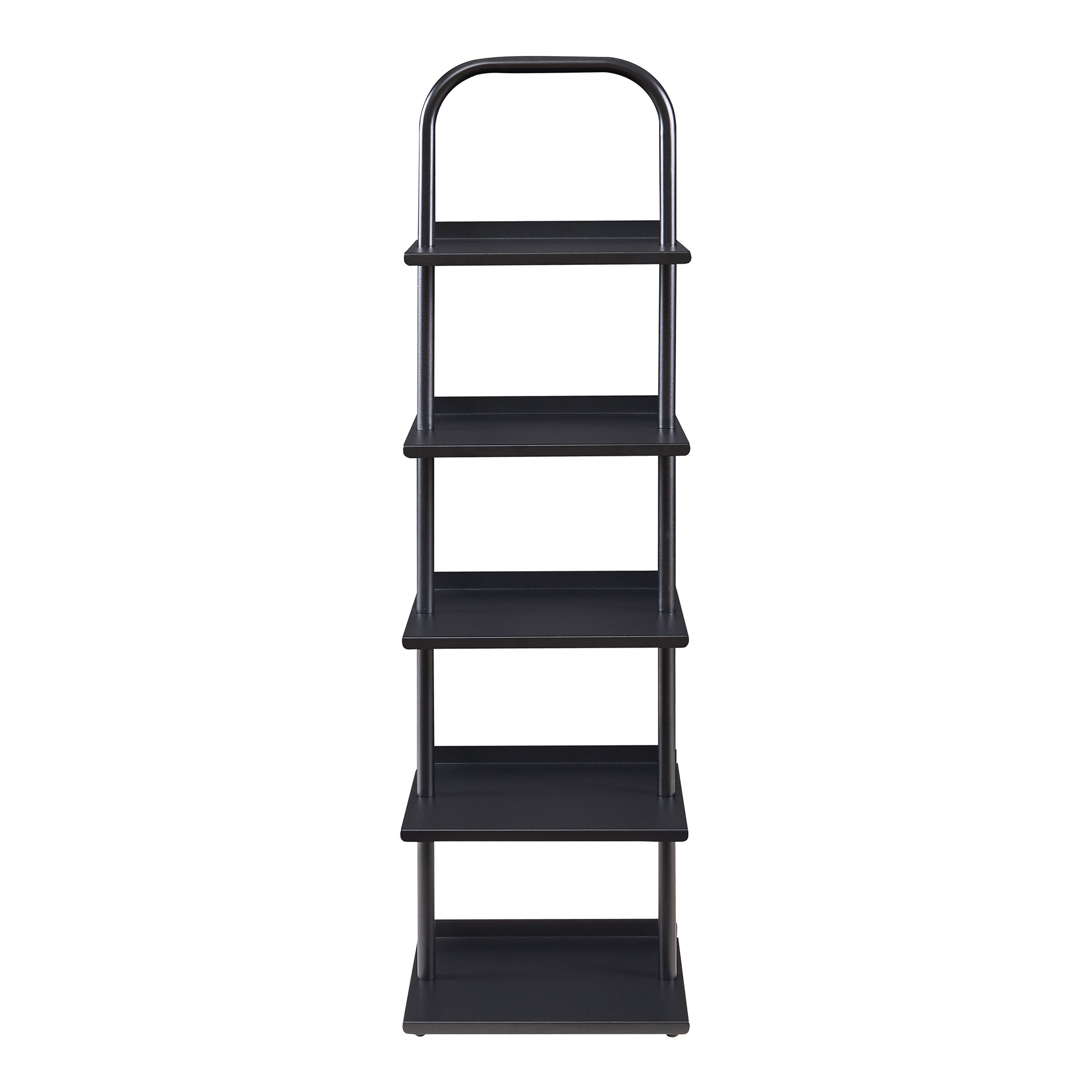 Scaffale Portascarpe Poytya Scarpiera a 5 Livelli 119 x 34 x 32 cm - Nero [en.casa]