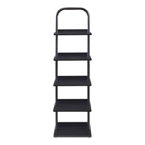 Scaffale Portascarpe Poytya Scarpiera a 5 Livelli 119 x 34 x 32 cm - Nero [en.casa]