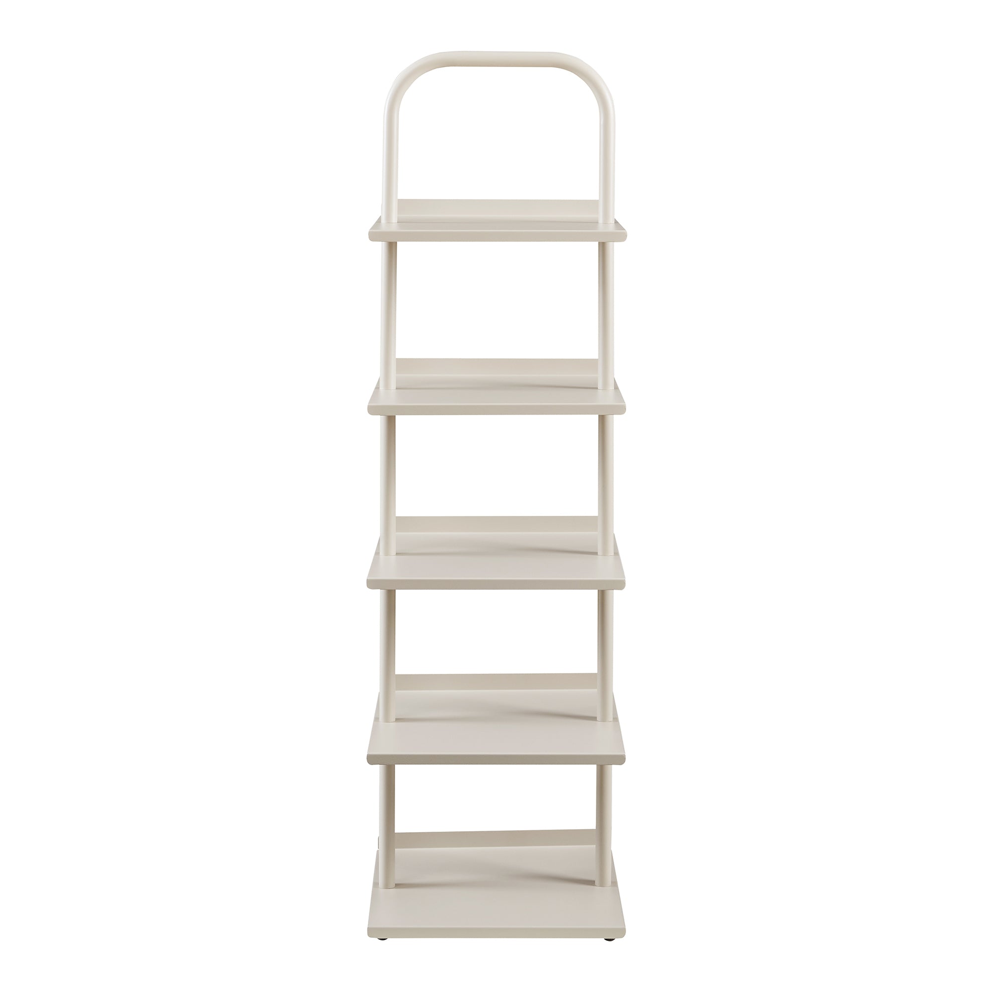 Scaffale Portascarpe Poytya Scarpiera a 5 Livelli 119 x 34 x 32 cm - Color Champagne [en.casa]