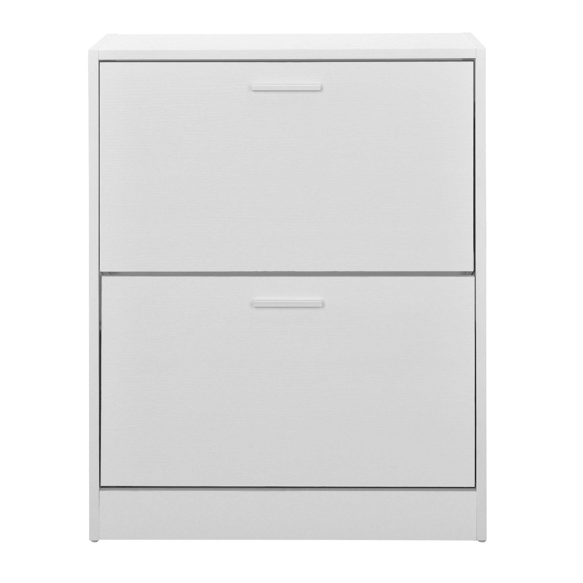 Scaffale per armadio scarpiera portaoggetti 2 scomparti truciolare 63 x 24 x 81 cm bianco 03_0005169
