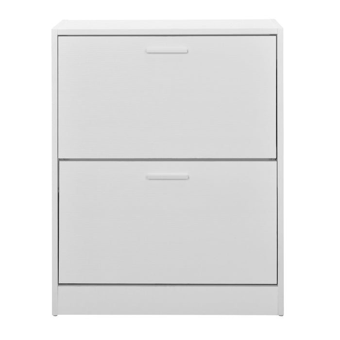 Scaffale per armadio scarpiera portaoggetti 2 scomparti truciolare 63 x 24 x 81 cm bianco 03_0005169