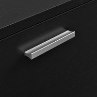 Scarpiera Sykkylven con 2 Contenitori Ribaltabili - Nero [en.casa]