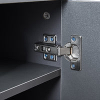 Armadio Portascarpe Notribontaa con 7 Scomparti Scarpiera 108 x 55 x 35 cm - Antracite [en.casa]