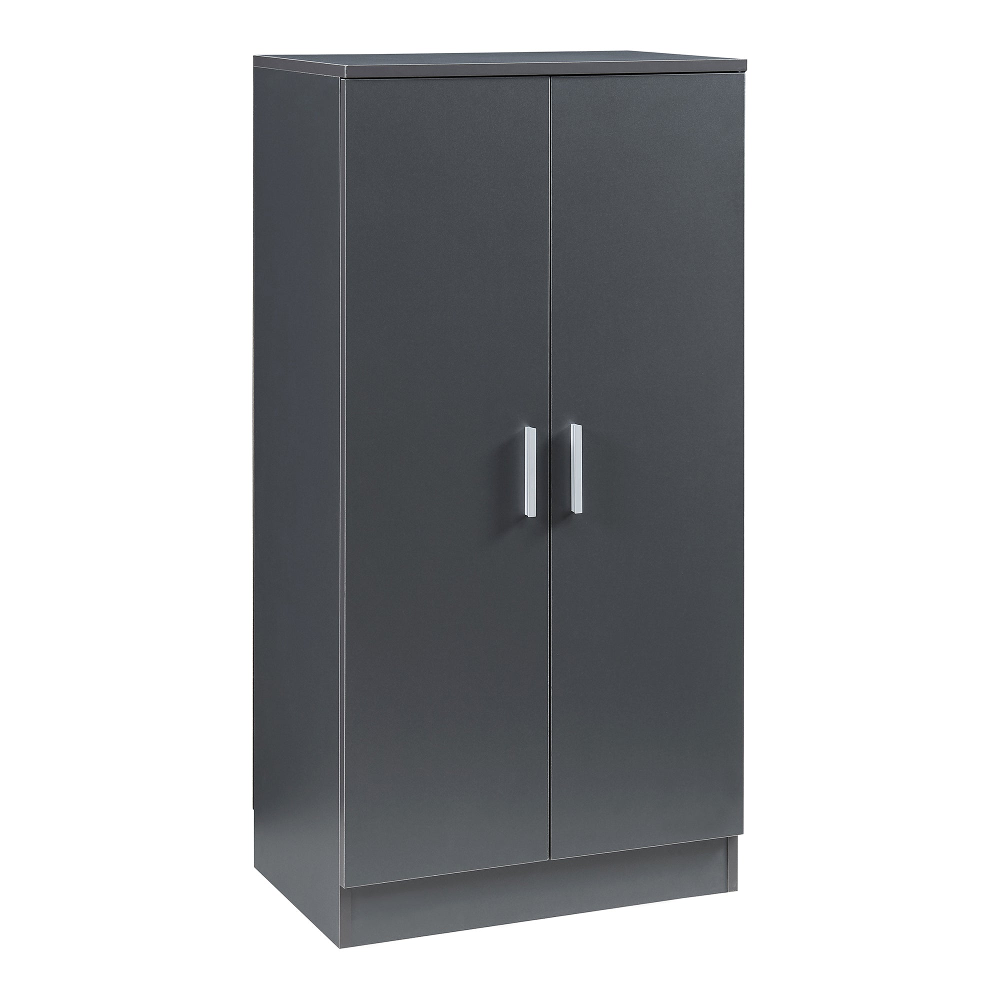 Armadio Portascarpe Notribontaa con 7 Scomparti Scarpiera 108 x 55 x 35 cm - Antracite [en.casa]