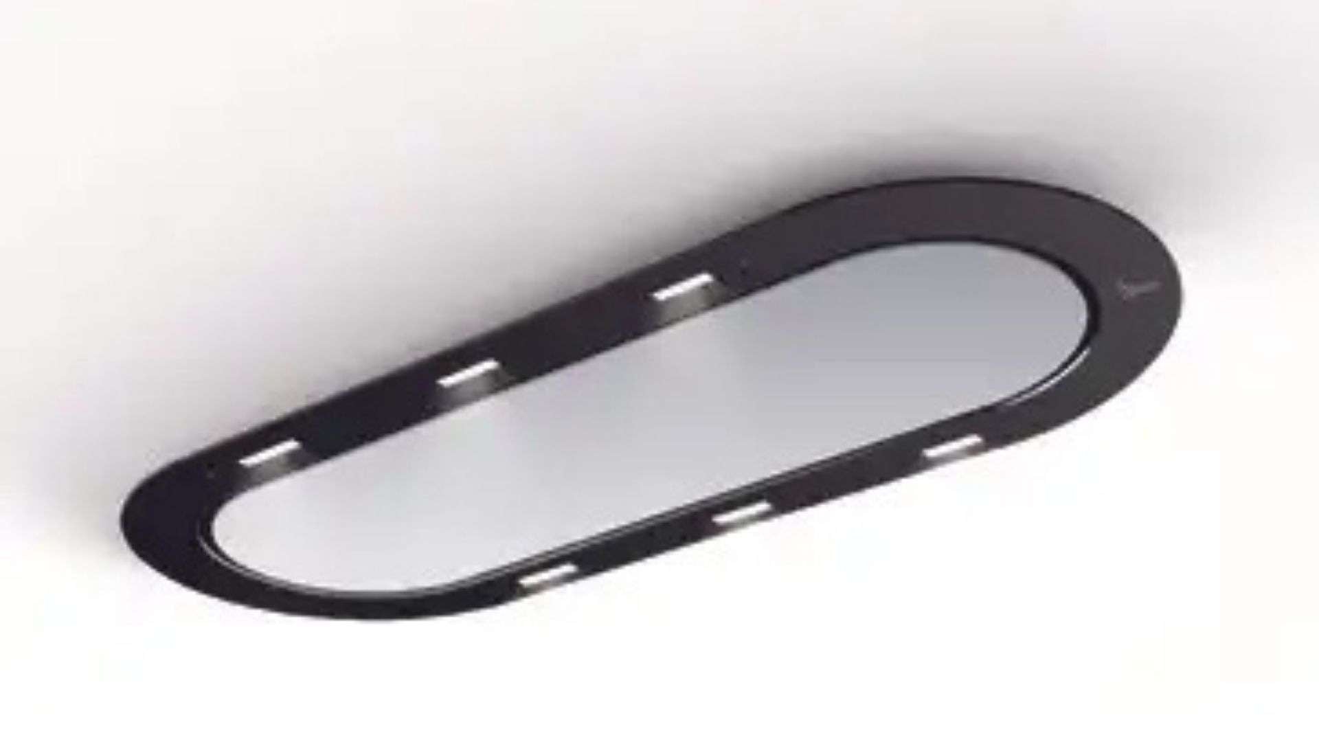 Cappa a soffitto da incasso UNIKA cm 120x50 - Bianca e Nera - 800 m3/h