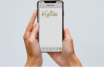 Cricut Explore/Maker Rotolo Smart Termoadesivo Iron-On Everyday 33 x 91 cm - Glitter Black