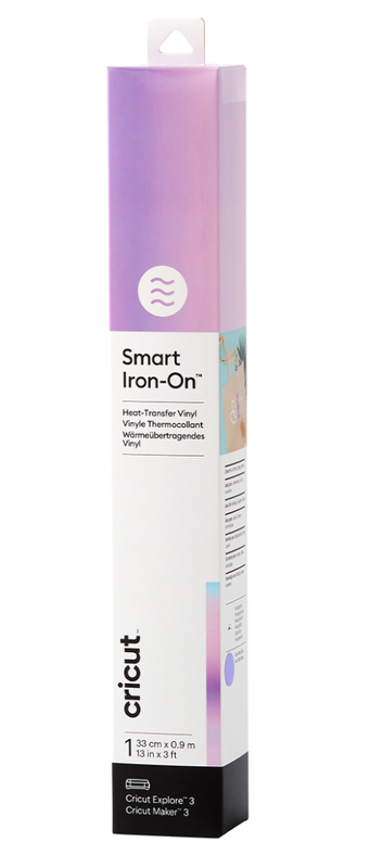 Cricut Explore/Maker Rotolo Smart Termoadesivo Iron-On Everyday 33 x 91 cm - Blu Olografico