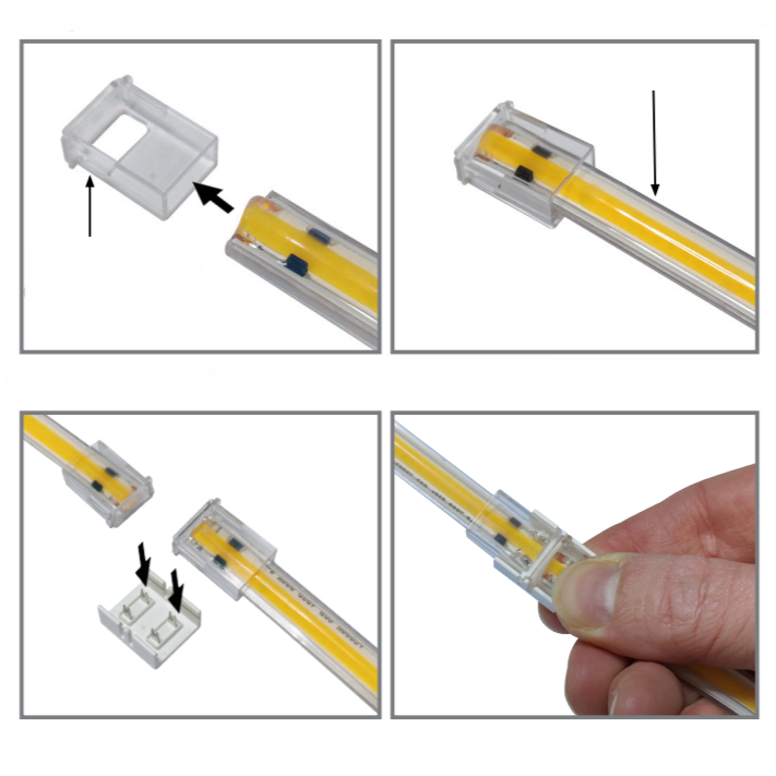 Connettore di giunzione per strisce LED 220V