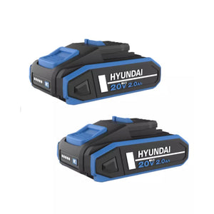 TRAPANO A PERCUSSIONE 60Nm + 2 BATTERIE 20V 2Ah + CARICATORE HD20X-60T2T HYUNDAI