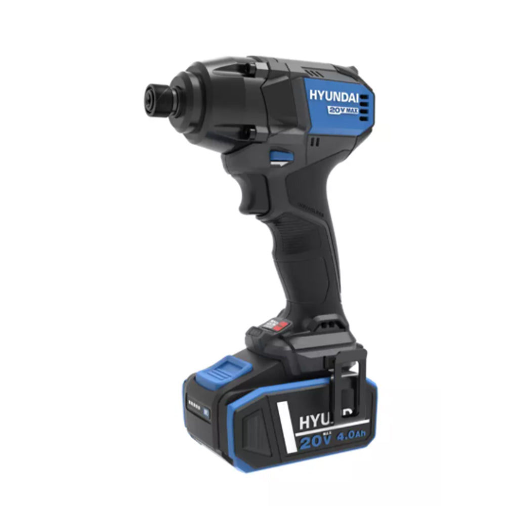 AVVITATORE AD IMPULSI 1/4″ 20V BRUSHLESS 230Nm+BATTERIA 4Ah ID20X-230FT HYUNDAI