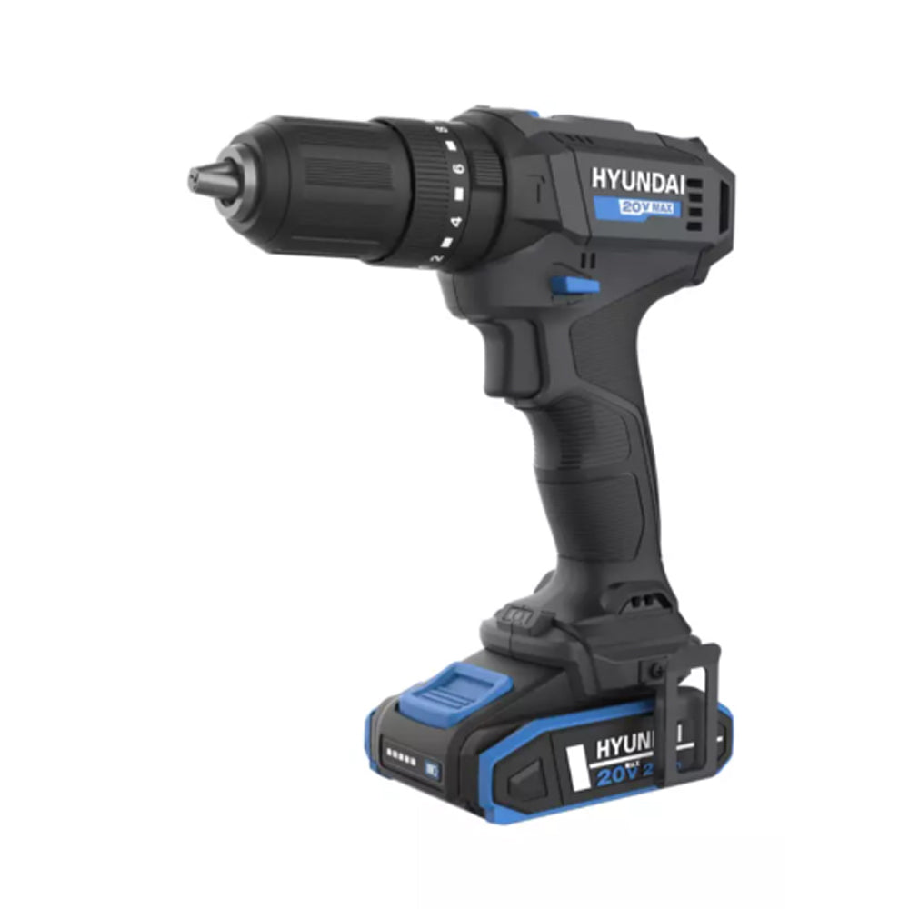 KIT TRAPANO A PERCUSSIONE 50Nm +BATTERIA 20V 2Ah +75 UTENSILI HD20S-50TT HYUNDAI