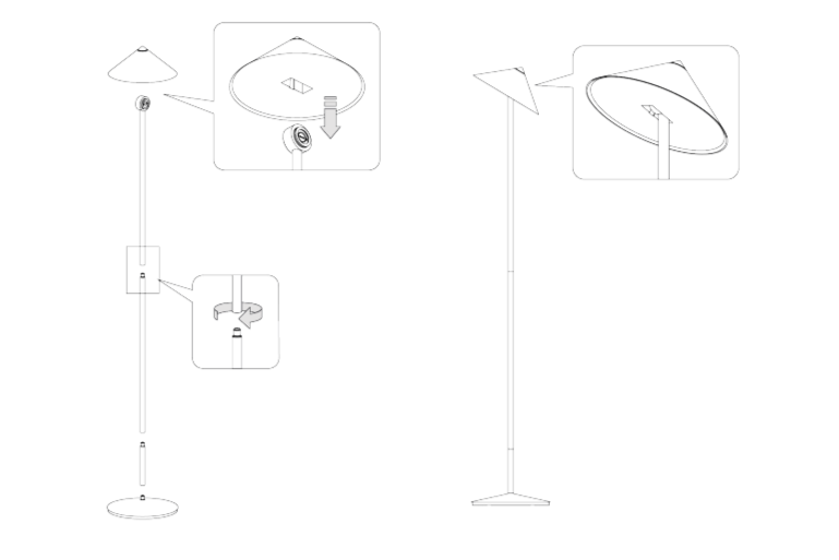 Zafferano Lampada da Terra Led Ricaricabile Pina XXL - 6W, IP65, Dimmer Touch, Testa Magnetica, Design Moderno per Interni ed Esterni - Bianco