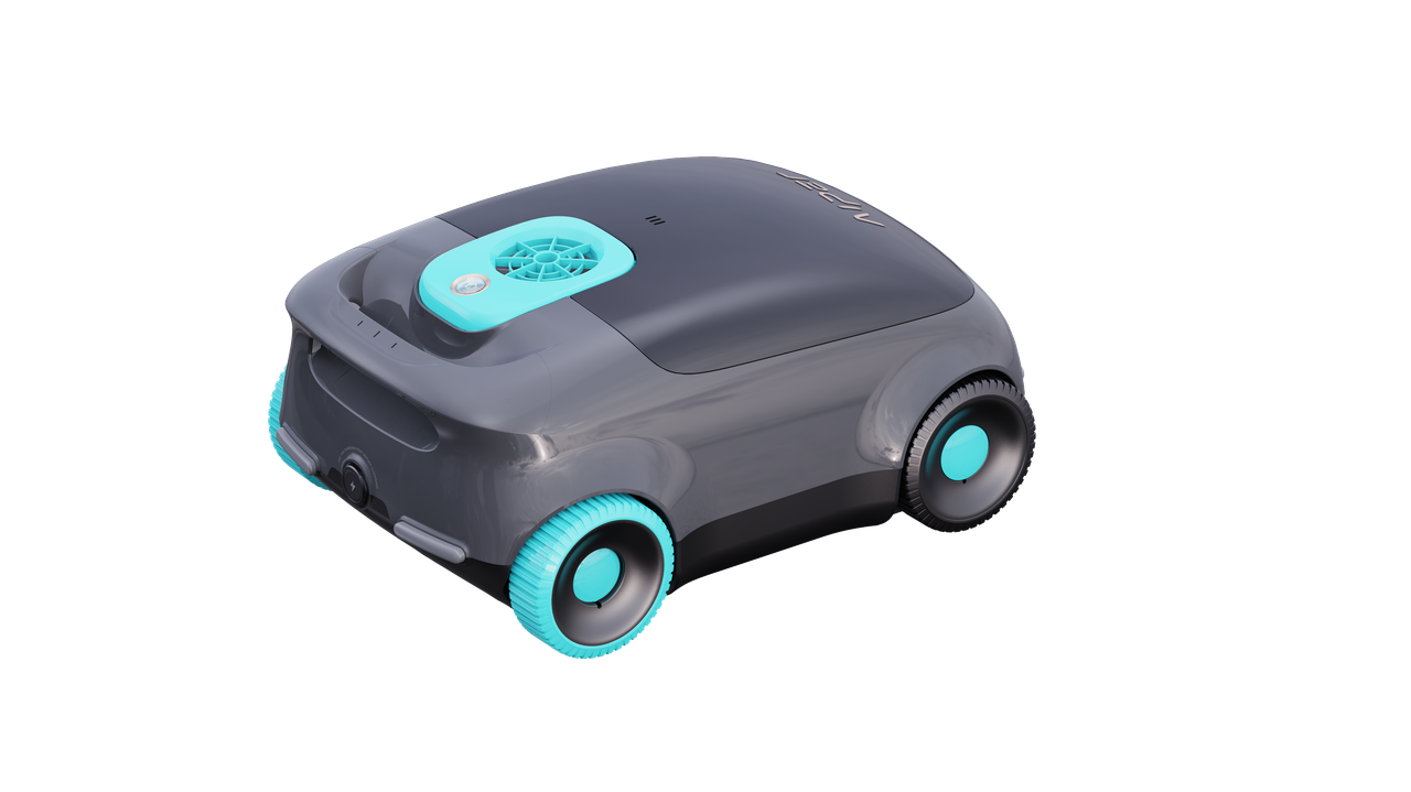 AIPER Scuba E1 Robot Piscina Senza Fili Ultra-Fine Doppia Filtrazione, 100-130 Minuti Autonomia, Sistema Tri-Motore Aspirapolvere Piscina, 2-3 Ore di Ricarica Ideale per Piscine Fuori Terra 100„é°