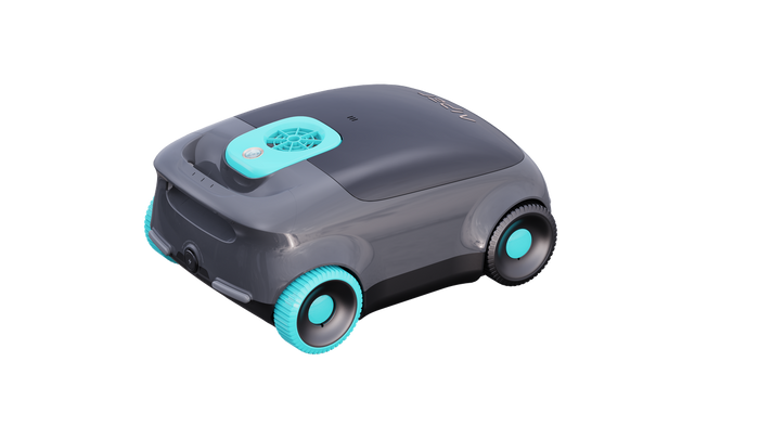 AIPER Scuba E1 Robot Piscina Senza Fili Ultra-Fine Doppia Filtrazione, 100-130 Minuti Autonomia, Sistema Tri-Motore Aspirapolvere Piscina, 2-3 Ore di Ricarica Ideale per Piscine Fuori Terra 100„é°