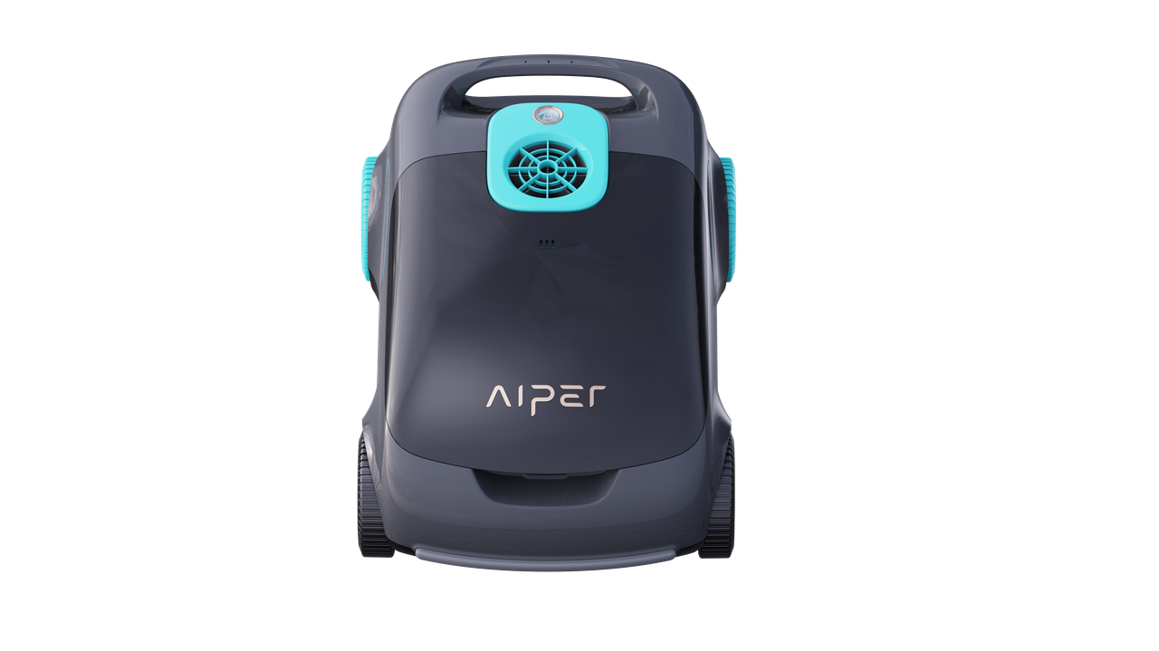 AIPER Scuba E1 Robot Piscina Senza Fili Ultra-Fine Doppia Filtrazione, 100-130 Minuti Autonomia, Sistema Tri-Motore Aspirapolvere Piscina, 2-3 Ore di Ricarica Ideale per Piscine Fuori Terra 100„é°