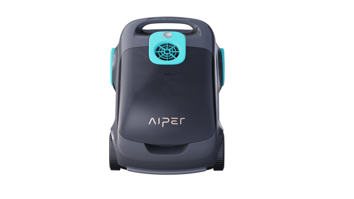 AIPER Scuba E1 Robot Piscina Senza Fili Ultra-Fine Doppia Filtrazione, 100-130 Minuti Autonomia, Sistema Tri-Motore Aspirapolvere Piscina, 2-3 Ore di Ricarica Ideale per Piscine Fuori Terra 100„é°