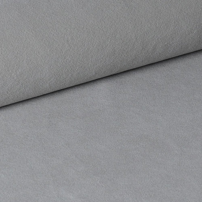 Sedia Barka in tessuto Anka 04 colore grigio chiaro con piedi neri