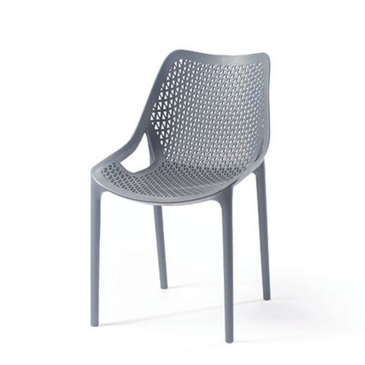 Sedia Bilros polipropilene grigio