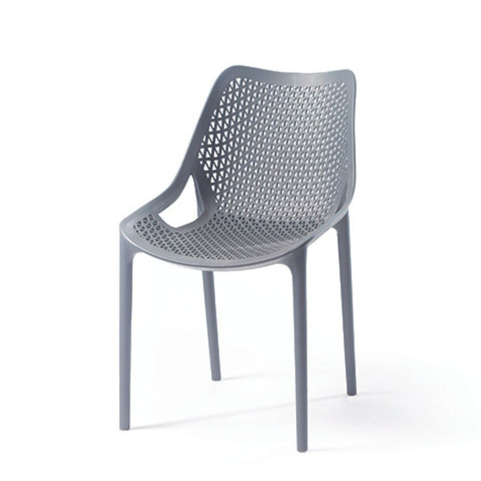 Sedia Bilros polipropilene grigio